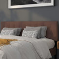 Flash Furniture Bedford Tufted Upholstered King Size Headboard in Dark Brown by FlashFurniture