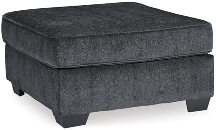 Signature Design by Ashley Altari Oversized Square Ottoman, Slate Gray by Unknown