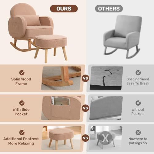 HCHAIRH Rocking Nursing Chair - Image 5