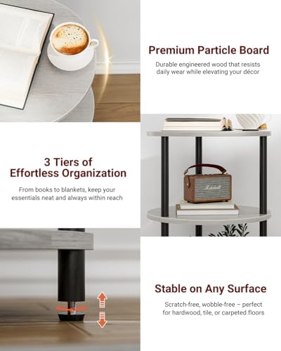 XBurmo Small Round End Table - Image 3