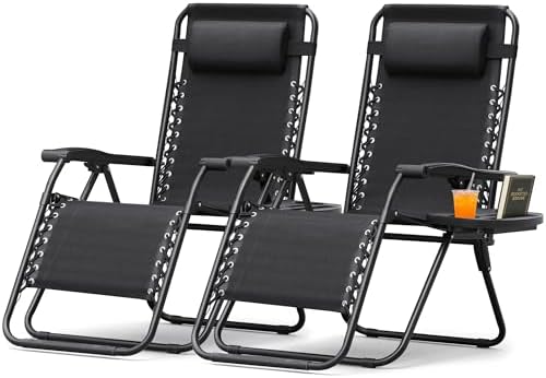 Homall Zero Gravity Chair Patio Folding Lawn Lounge Chairs by Homall