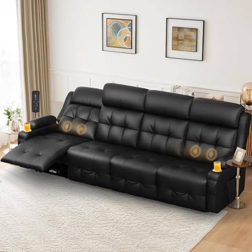 Reclining Loveseat Sofa, RV Loveseats Recliner Sofas Wall Hugger, Double - Image 6