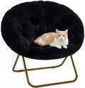 DUMOS Comfy Saucer Chairs Cozy Faux Fur Soft Lounge Cute Folding Bedroom Living by DumosLifestyle