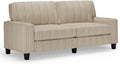 Serta Palisades 78" Track Arm Sofa, Easy Care Polyester, Soft Pillow Back by Serta