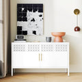 Metal Storage Cabinet Short, 2-Door Locker Cabinets by Unknown
