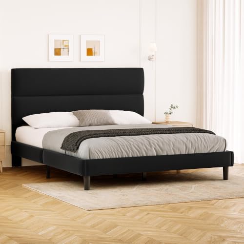 GRUSIGN Queen Size Platform Bed Frame by GRUSIGN