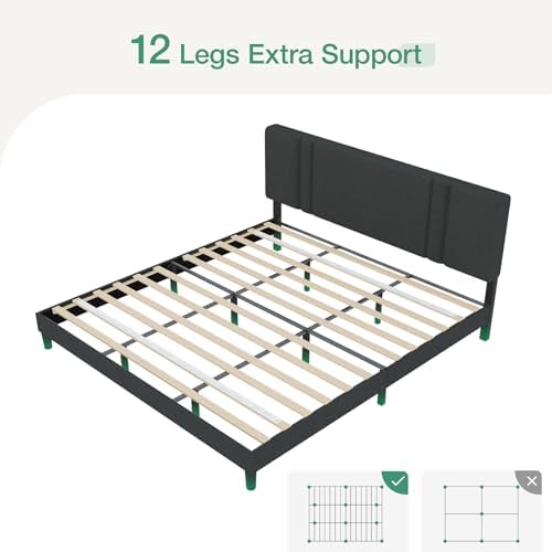 Novilla King Size Bed Frame - Image 4