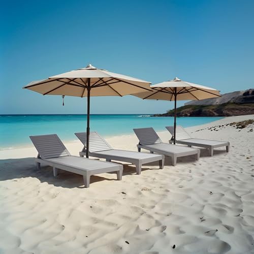 Nestl Lounge Chair Outdoor, Tanning Chair, Chaise Lounge Outdoor Set of 4 - Image 2