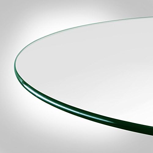 Dulles Glass 22" Round Glass Table Top, 3/8" Thick Clear Tempered Replacement - Image 4