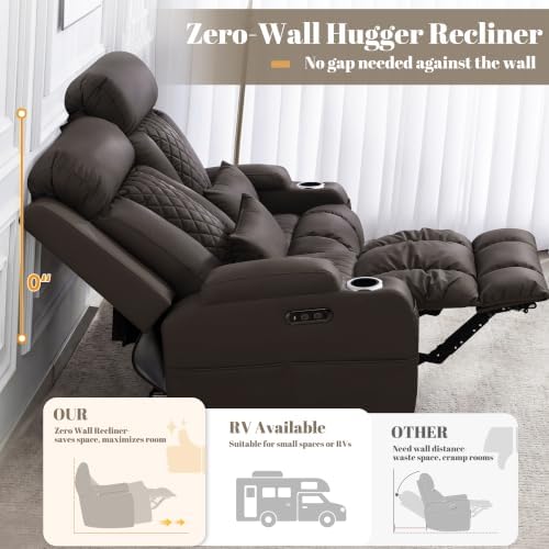 Zero Wall Hugger Power Reclining Loveseat - Image 2
