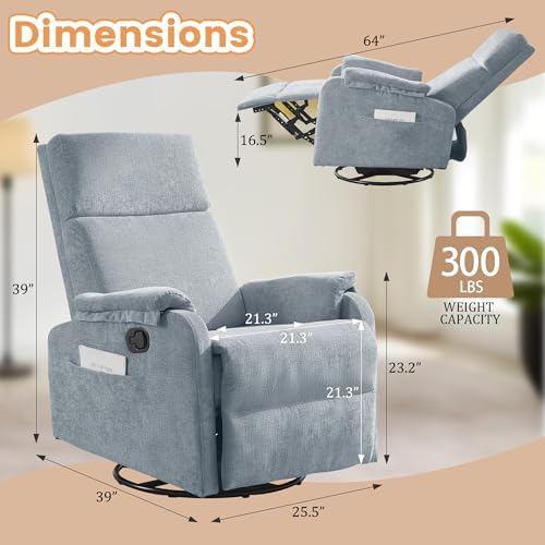 Korser Swivel Rocking Recliner - Image 2