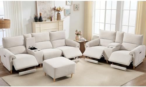 ANJ Power Recliner Sofa Cloud Couches by ANJ