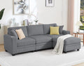 97" Modular Sectional Couch by Enjoyacomfortablehomelife