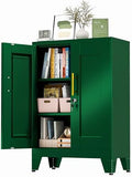 GAIOUS Green Sideboard Buffet Cabient, 35.83" Steel Kitchen Pantry Storage by GAIOUS