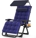 Suteck Zero Gravity Chair with Canopy, Reclining Camping Lounge Chairs by Suteck