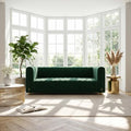 81" Velvet Sofa Mid Century Modern Couch by STORFENBOR