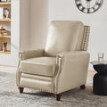 HULALA HOME Genuine Leather Manual Recliner by HULALAHOME