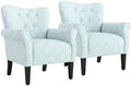 BELLEZE Set of 2 Upholstered Accent Chair by BELLEZE