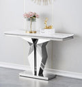 47inch Faux Marble Console Table by Henf