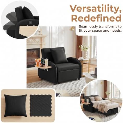 Single Sleeper Sofa Chair Bed - Image 6