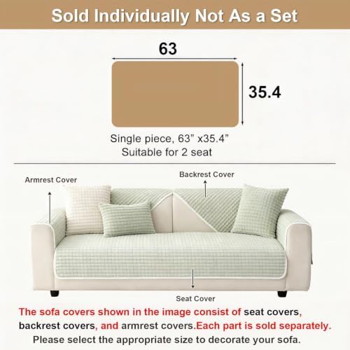 Soft Velvet Fuzzy Couch Covers Washable - Image 3