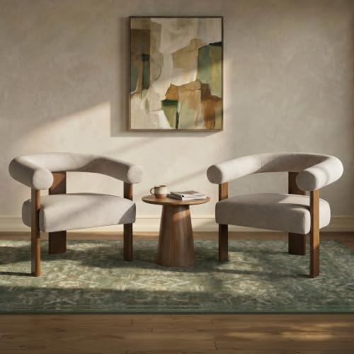 VKNOW Barrel Accent Chairs Set of 2 by VKNOW