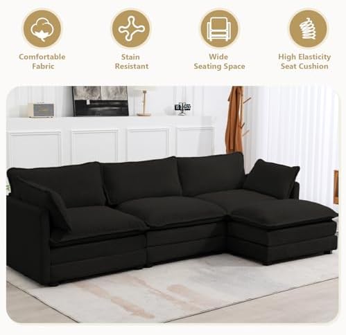 ROWHY 112'' Modular Sectional Cloud Couch - Image 6