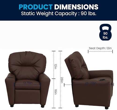 Flash Furniture Kids LeatherSoft Recliner - Image 3