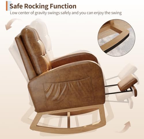 GarveeHome Nursery Rocking Chair - Image 6
