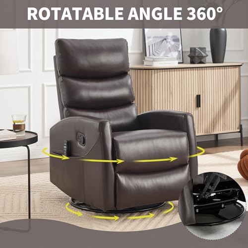 Manual Swivel Rocker Recliner Chair - Image 6