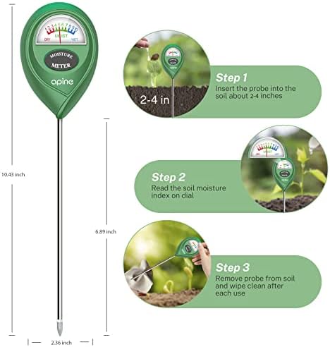 apine Soil Moisture Meter, Plants Moisture Meter, Plant Water Meter - Image 2
