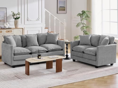 Cloud 2 Pieces Sofa Set, 2+3 Seater Couch, Modern Sofas Sets by HOCAT