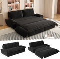 73.2" Futon Sofa Bed Queen Size, 3-in-1 Convertible Sleeper Sofa by Kolavess