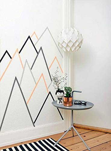 Painter's Tape, 1"(25mm) x 60 yd (120 Yards Total), 2 Rolls - Black Painting & Masking Tape - Multi Surface Use - 14 Day Clean Release Trim Edge Finishing Tape