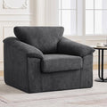 Boneless Single Sofa Chair, Modern Cloud Accent Chair, Comfy Deep Seat Couch by UMBFUN