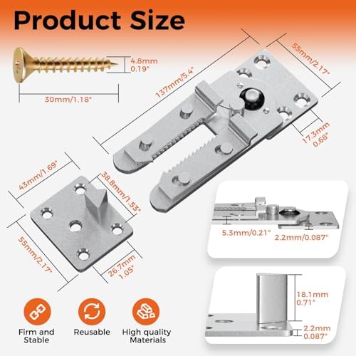 Sectional Couch Connectors, Thickened Interlocking Alligator Couch Connectors - Image 4