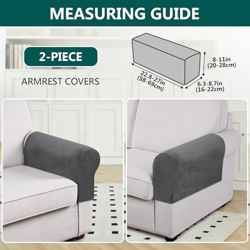 UNBBRRL Stretch Sofa Armrest Covers - Image 2