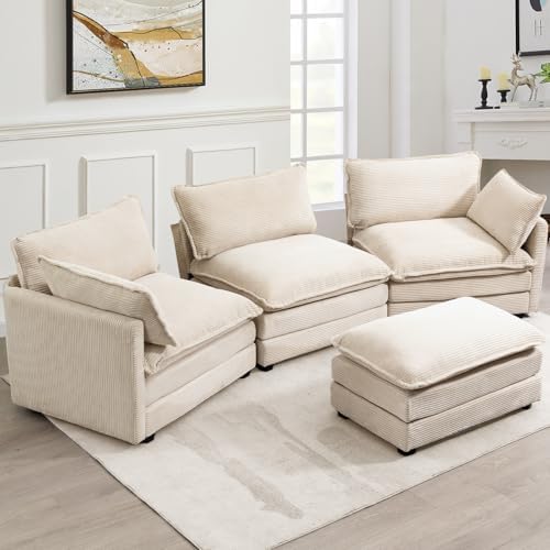ROWHY 112'' Modular Sectional Cloud Couch - Image 3