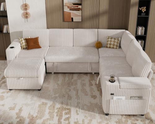WEUP 111" Modular Sectional Sleeper Sofa - Image 2