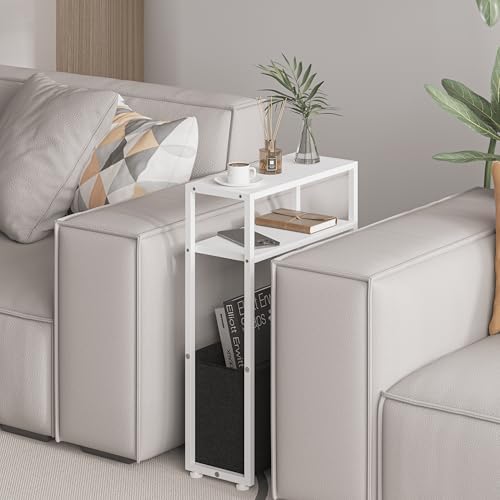 Leomonio Narrow Side Table, Slim End Tables - Image 4