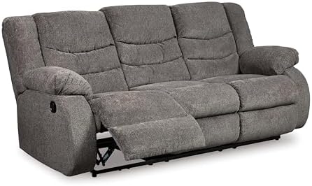 Signature Design by Ashley Manual Reclining Sofa Couch by Unknown