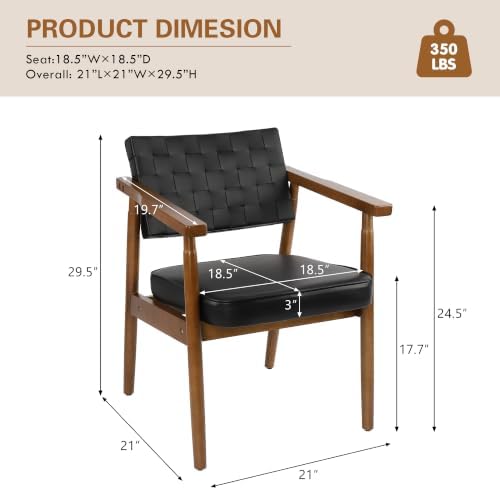 LSSPAID Mid‑Century Dining Chairs Set of 6 - Image 2