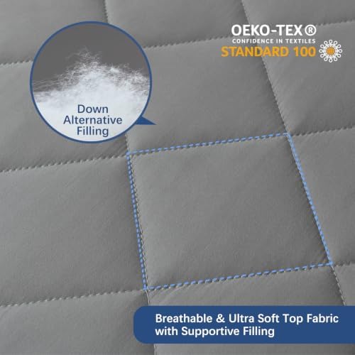 Moonsea Full Mattress Protector, Waterproof Mattress Cover - Image 2