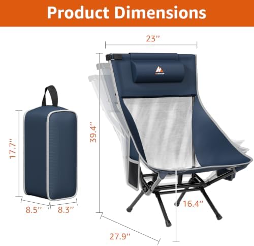 Portable Folding Rocking Camping Chair - Image 3