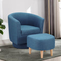 DAZONE Swivel Accent Chair Modern Barrels Chair by DAZONE