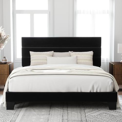 Allewie Cal King Size Platform Bed Frame - Image 3