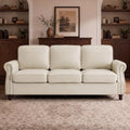 Kingfun Faux Leather 3 Seater Sofa by KINGFUN-Anexcitingoption