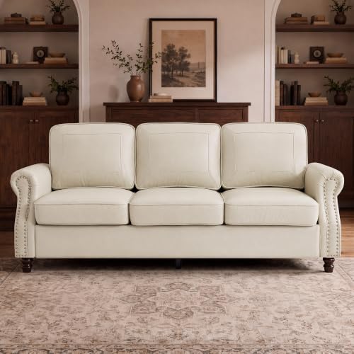 Kingfun Faux Leather 3 Seater Sofa by KINGFUN-Anexcitingoption