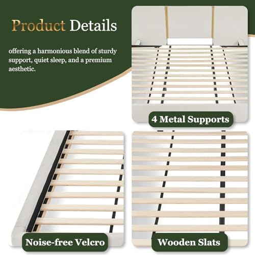 King Size Upholstered Bed Frame - Image 6