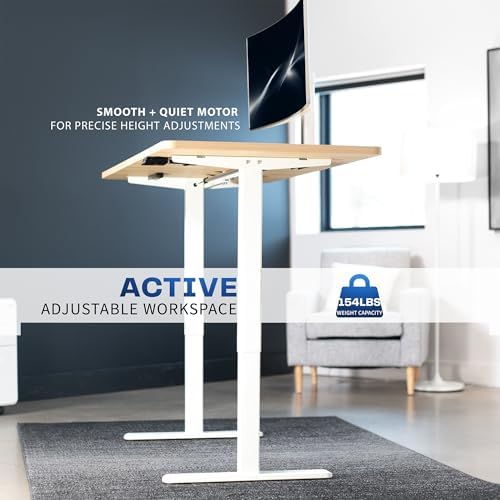 VIVO Light Wood 60 x 30 in Standing Desk, DESK-KIT-0W6C - Image 5